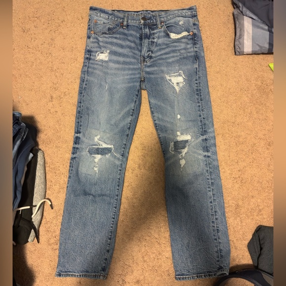 American Eagle Men’s Relaxed Straight Jeans - Picture 1 of 5